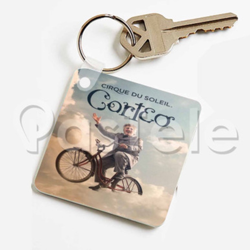 Cirque du Soleil Corteo Custom Keychain Jewelry Necklaces Pendant Two Sides Key