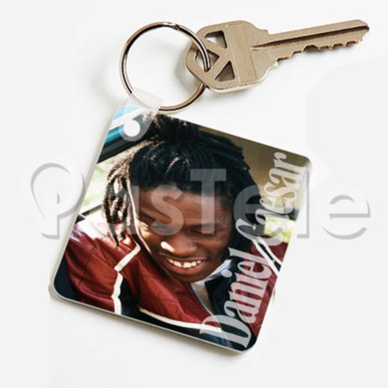 Daniel Caesar 2 Custom Keychain Jewelry Necklaces Pendant Two Sides Key