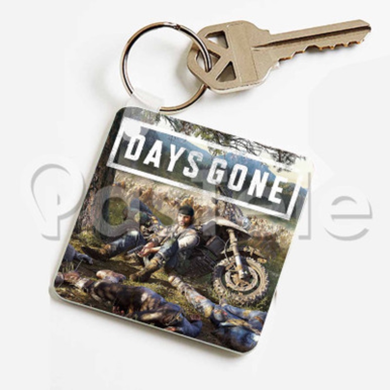 Days Gone Custom Keychain Jewelry Necklaces Pendant Two Sides Key