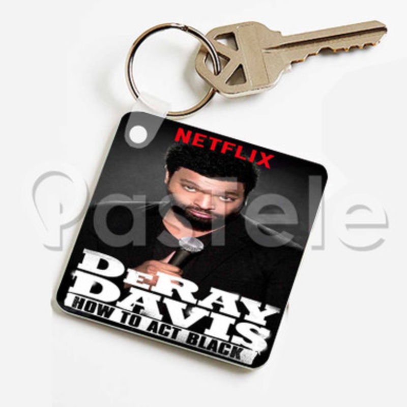 Deray Davis Custom Keychain Jewelry Necklaces Pendant Two Sides Key
