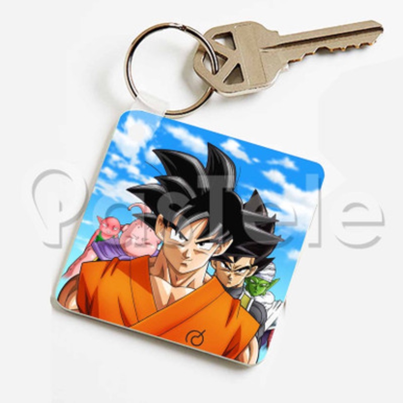 Dragon Ball Super Custom Keychain Jewelry Necklaces Pendant Two Sides Key