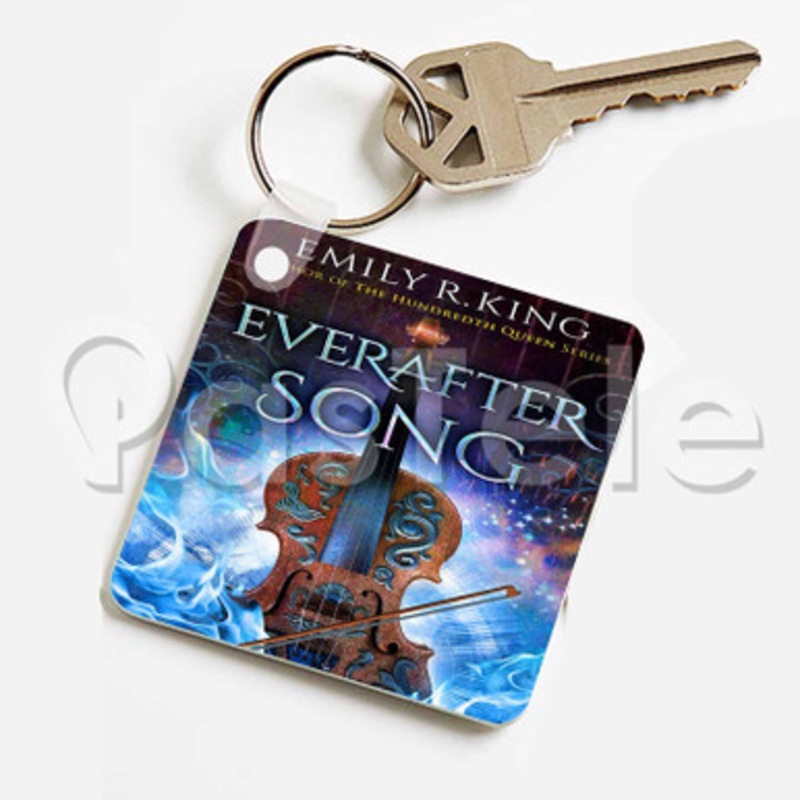 Everafter Song Custom Keychain Jewelry Necklaces Pendant Two Sides Key