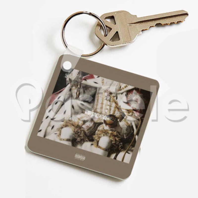 Ezhel Ufo361 Wir sind Kral Custom Keychain Jewelry Necklaces Pendant Two Sides Key