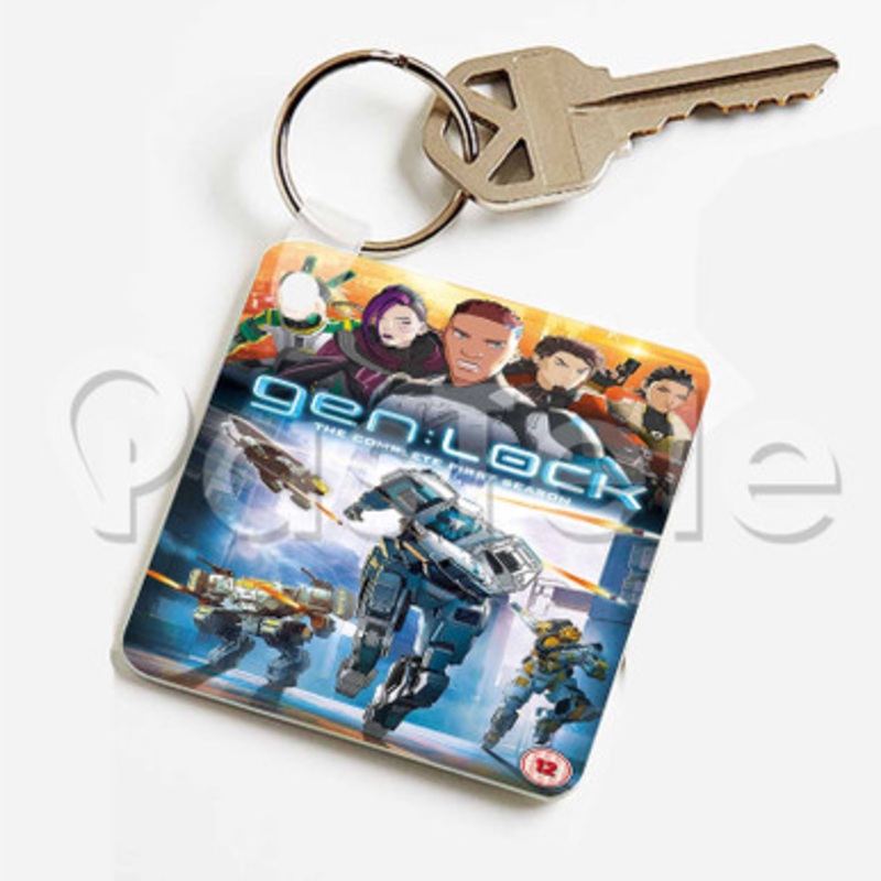 Gen Lock Custom Keychain Jewelry Necklaces Pendant Two Sides Key
