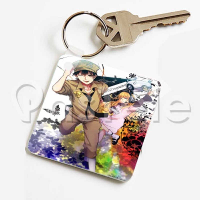 Gunjou no Magmel Custom Keychain Jewelry Necklaces Pendant Two Sides Key