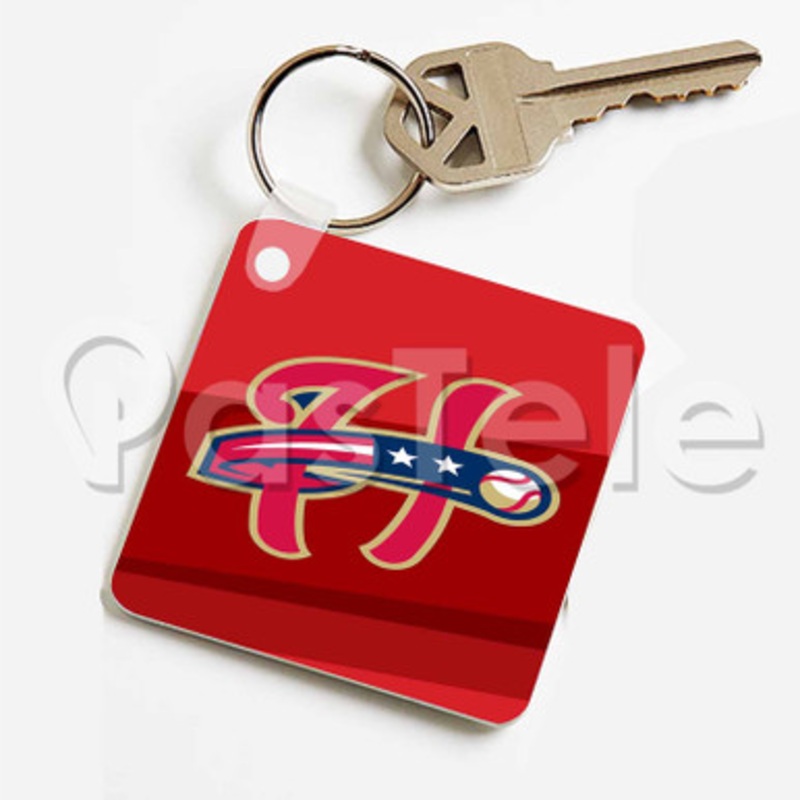 Harrisburg Senators Custom Keychain Jewelry Necklaces Pendant Two Sides Key