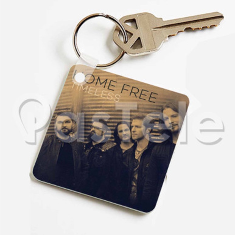 Home Free Custom Keychain Jewelry Necklaces Pendant Two Sides Key