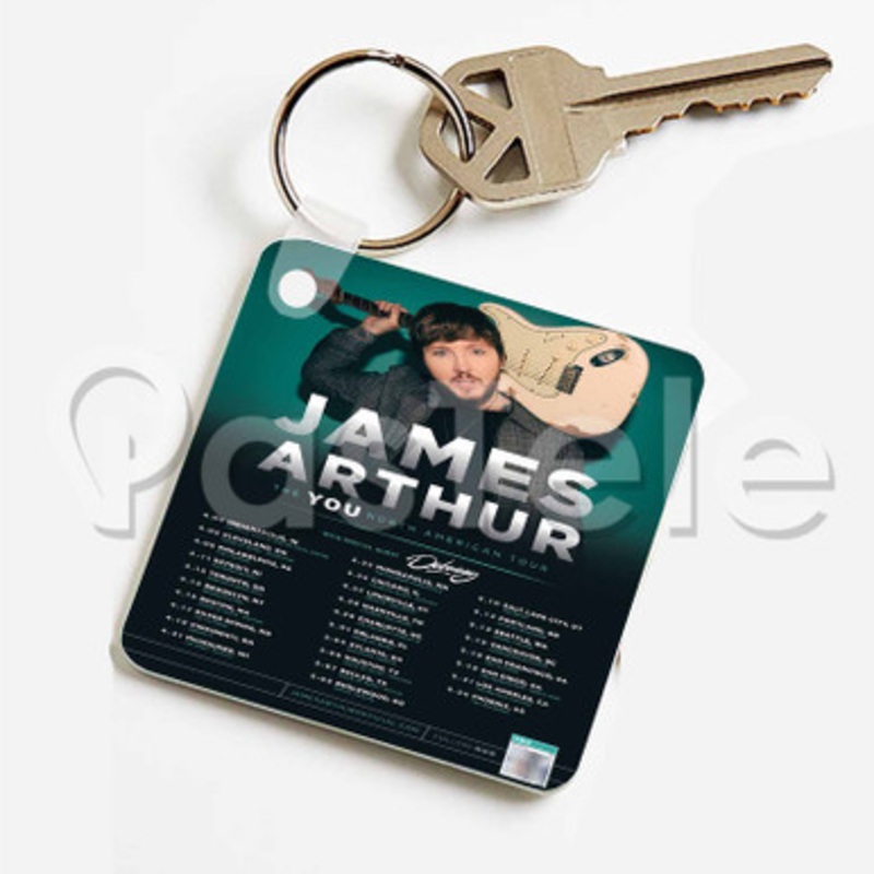 James Arthur The You North America Custom Keychain Jewelry Necklaces Pendant Two Sides Key