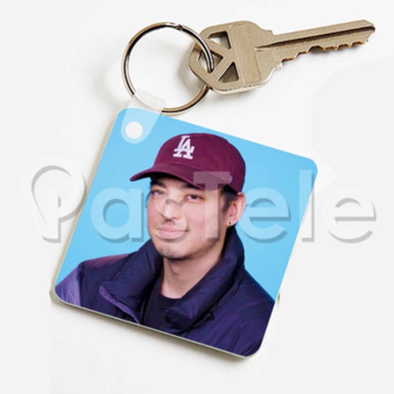 joji Custom Keychain Jewelry Necklaces Pendant Two Sides Key