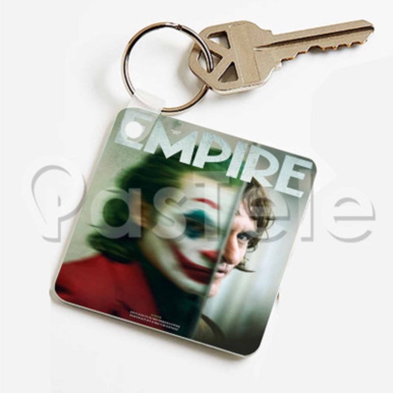 Joker Empire Custom Keychain Jewelry Necklaces Pendant Two Sides Key