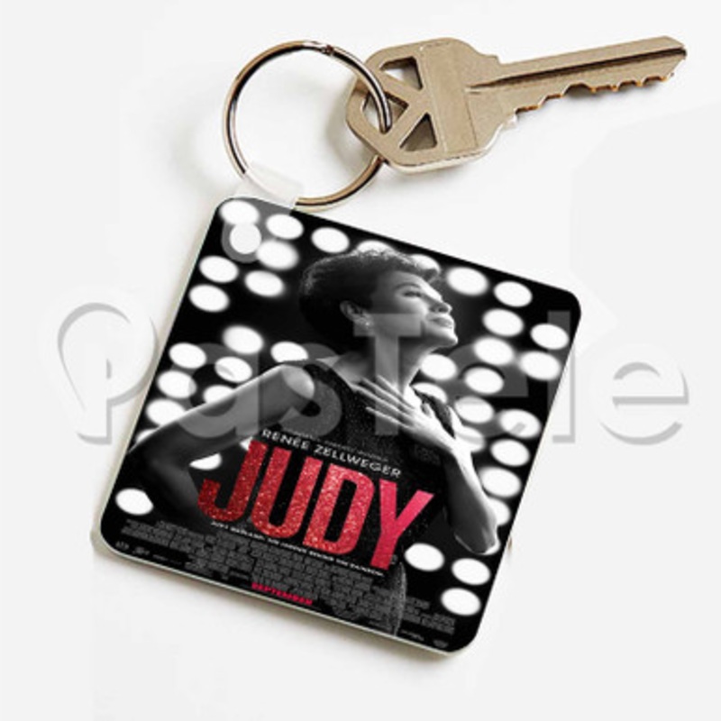 Judy Custom Keychain Jewelry Necklaces Pendant Two Sides Key
