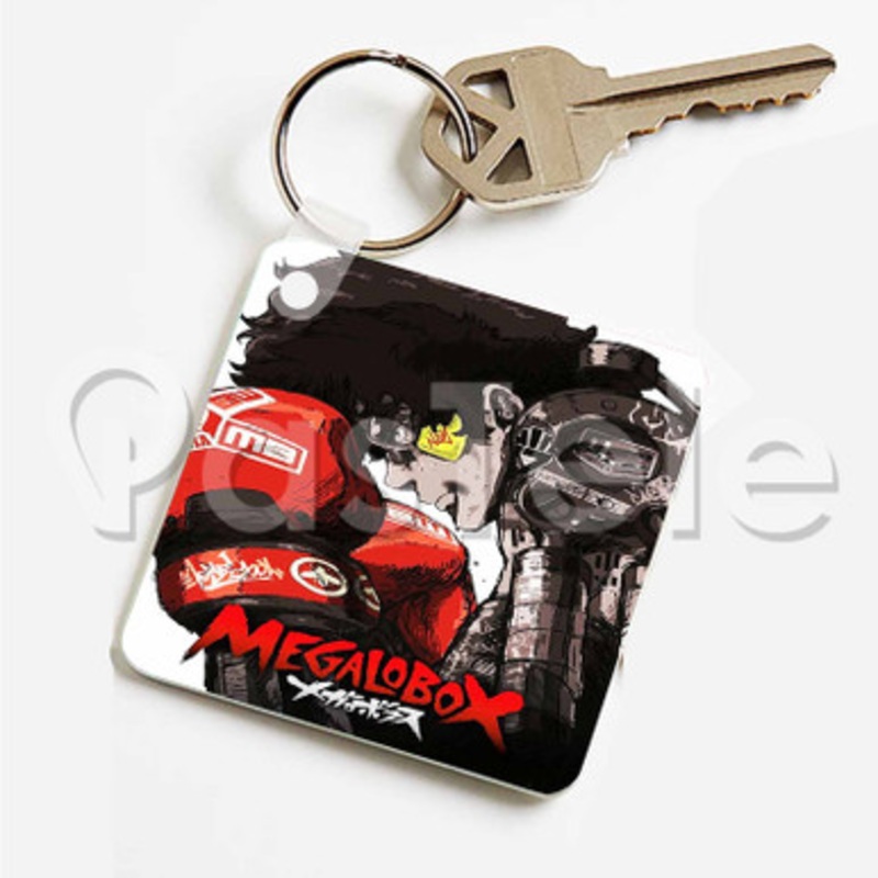 Megalobox Custom Art Keychain Key Ring Jewelry Necklaces Pendant Two Sides