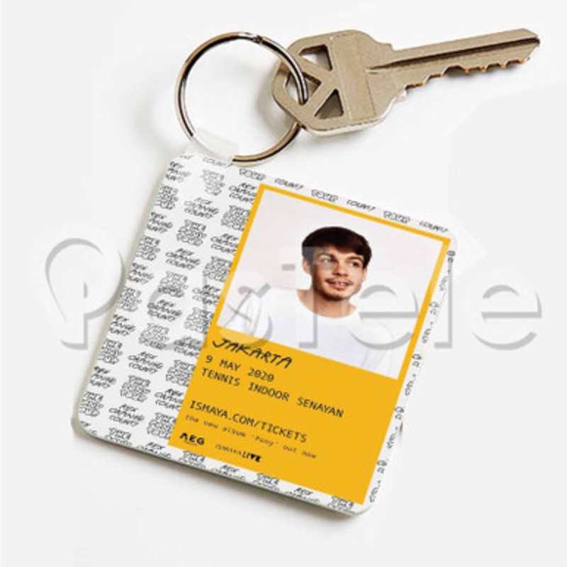 Rex Orange County The Pony Tour 2020 Custom Art Keychain Key Ring Jewelry Necklaces Pendant Two Sides