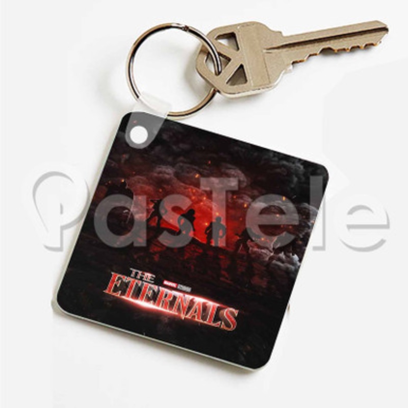 The Eternals Custom Art Keychain Key Ring Jewelry Necklaces Pendant Two Sides