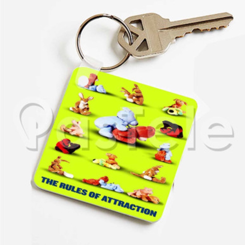 The Rules of Attraction Custom Art Keychain Key Ring Jewelry Necklaces Pendant Two Sides