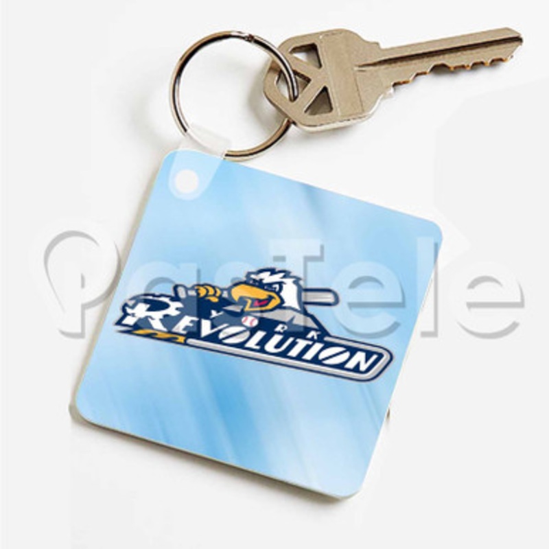 York Revolution Custom Art Keychain Key Ring Jewelry Necklaces Pendant Two Sides