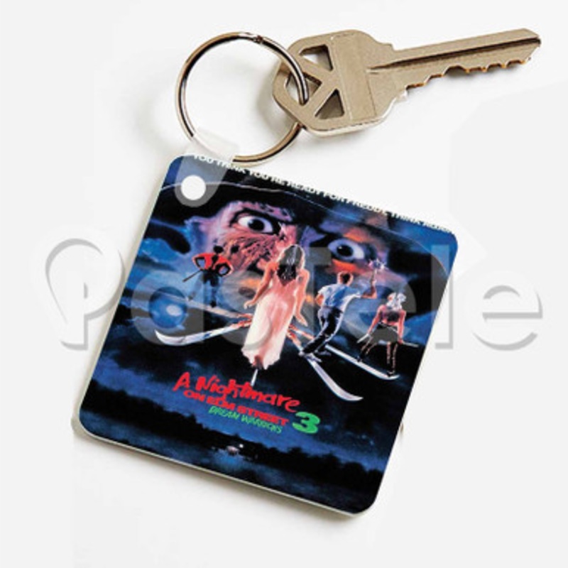 A Nightmare on Elm Street 3 Dream Warriors Custom Keychain Jewelry Necklaces Pendant Two Sides Key