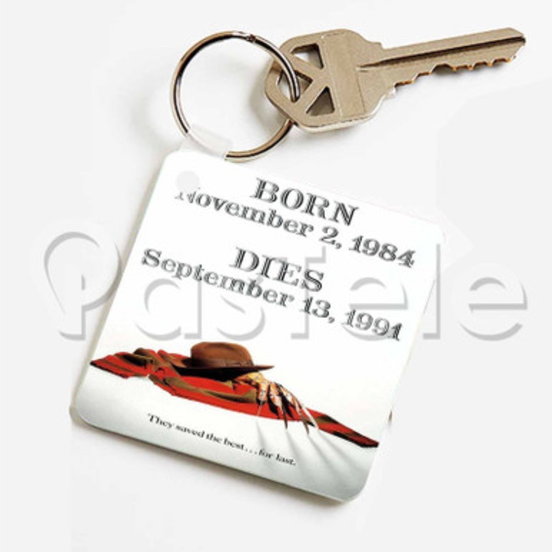 A Nightmare on Elm Street Freddy s Dead The Final Nightmare Custom Keychain Jewelry Necklaces Pendant Two Sides Key