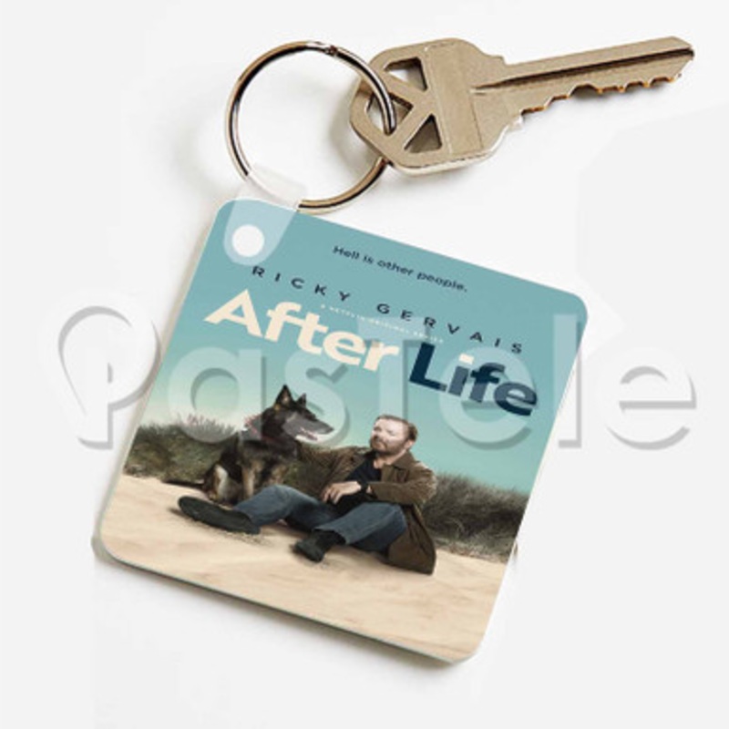 After Life Custom Keychain Jewelry Necklaces Pendant Two Sides Key