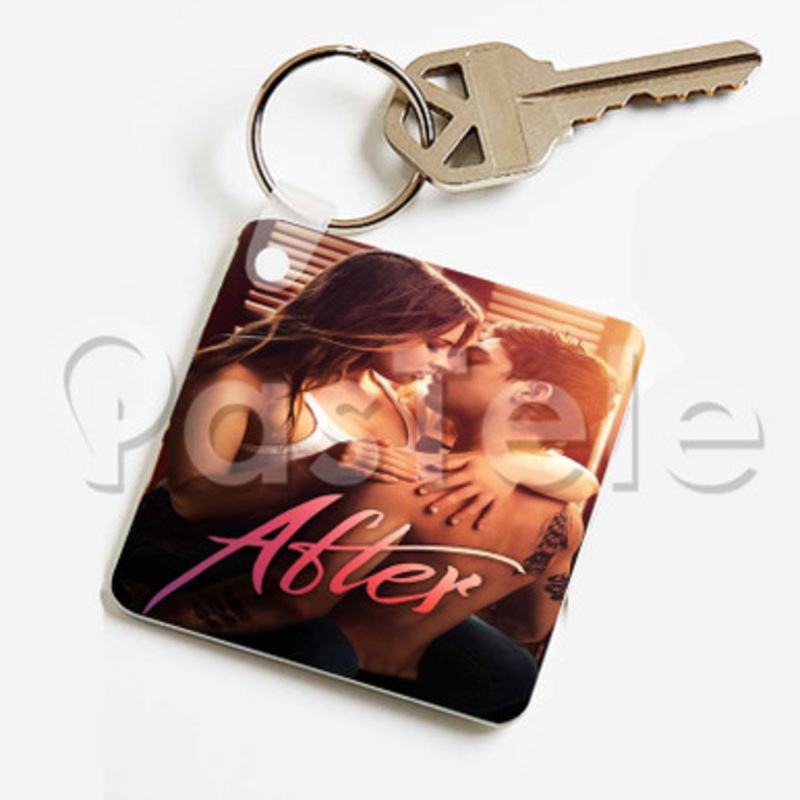 After Movie Custom Keychain Jewelry Necklaces Pendant Two Sides Key