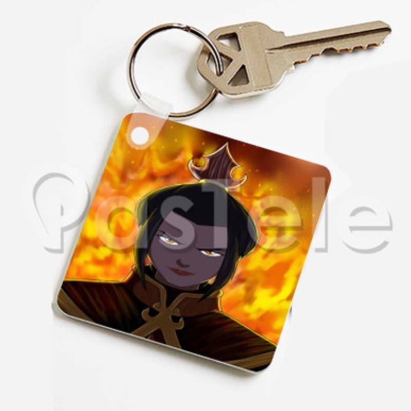 Azula Avatar Custom Keychain Jewelry Necklaces Pendant Two Sides Key