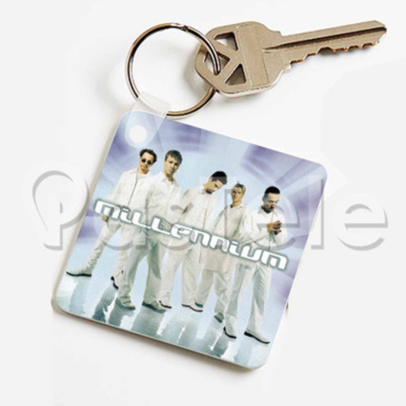 Backstreet Boys Millennium Custom Keychain Jewelry Necklaces Pendant Two Sides Key