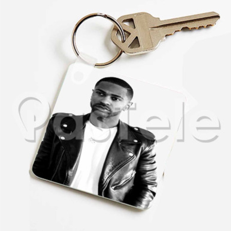 Big Sean Custom Keychain Jewelry Necklaces Pendant Two Sides Key