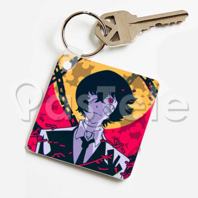 Bungou Stray Dogs Season 3 Custom Keychain Jewelry Necklaces Pendant Two Sides Key