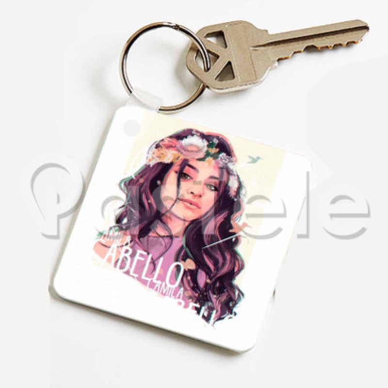 Camila Cabello Custom Keychain Jewelry Necklaces Pendant Two Sides Key