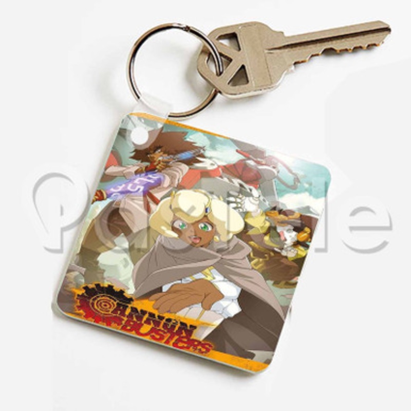 Cannon Busters 2 Custom Keychain Jewelry Necklaces Pendant Two Sides Key