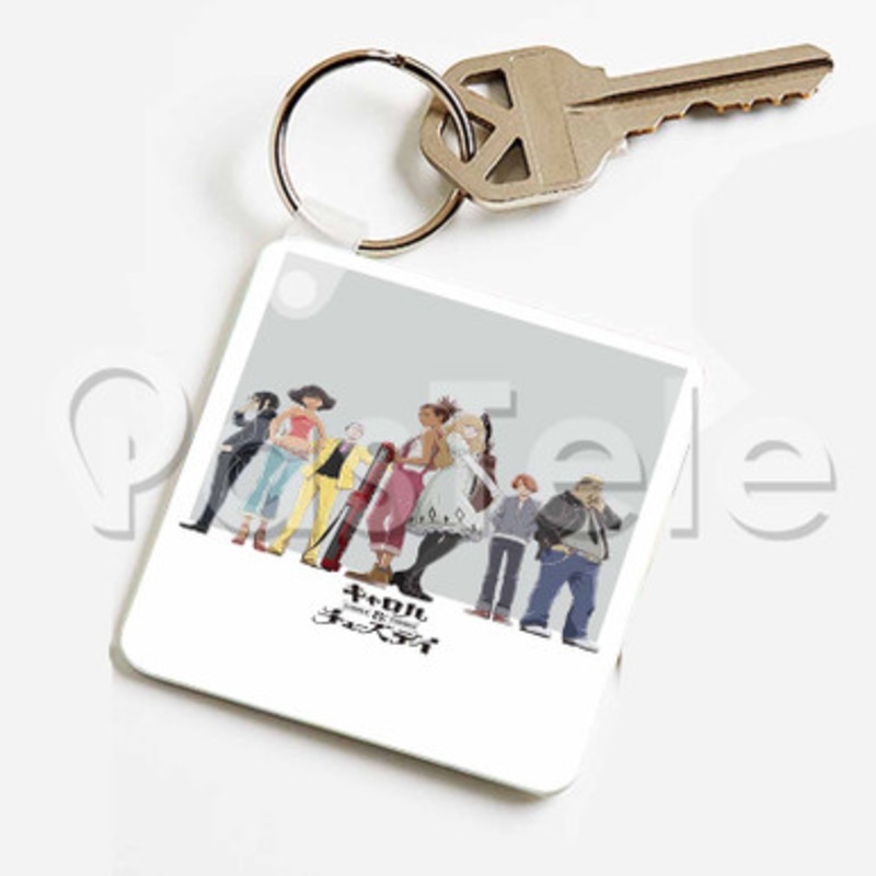 Carole And Tuesday Custom Keychain Jewelry Necklaces Pendant Two Sides Key