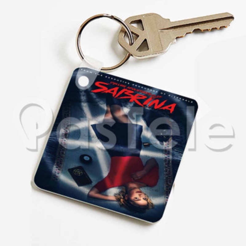 Chilling Adventures of Sabrina Custom Keychain Jewelry Necklaces Pendant Two Sides Key