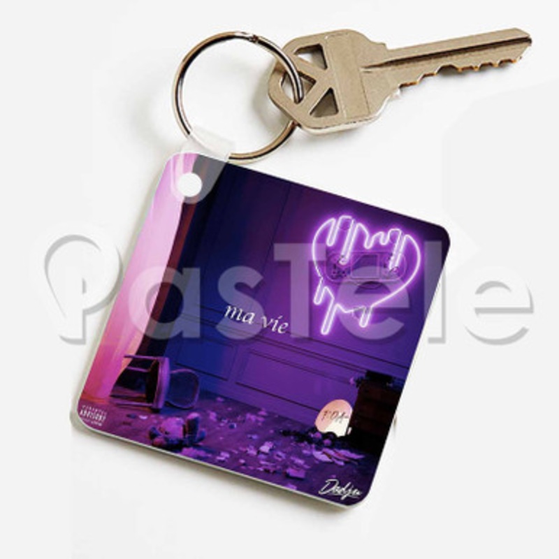 Dadju Ma vie Custom Keychain Jewelry Necklaces Pendant Two Sides Key