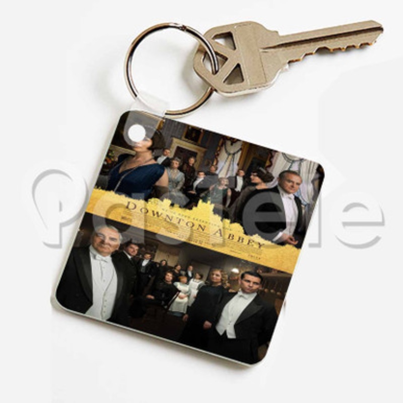 Downton Abbey Custom Keychain Jewelry Necklaces Pendant Two Sides Key