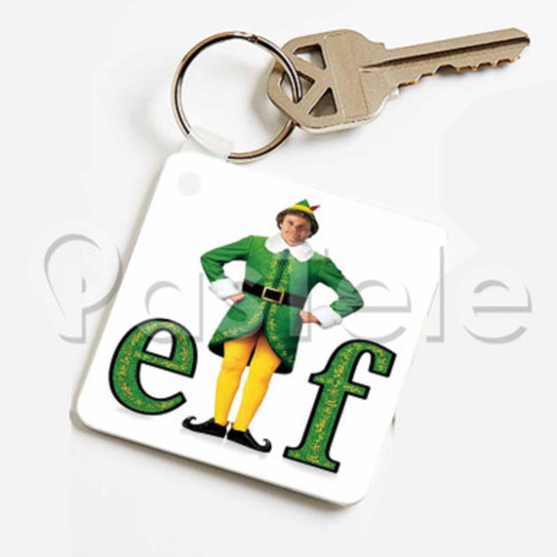Elf Custom Keychain Jewelry Necklaces Pendant Two Sides Key