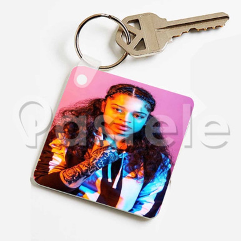 Ella Mai Custom Keychain Jewelry Necklaces Pendant Two Sides Key