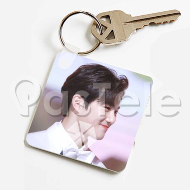 Exo Suho Custom Keychain Jewelry Necklaces Pendant Two Sides Key