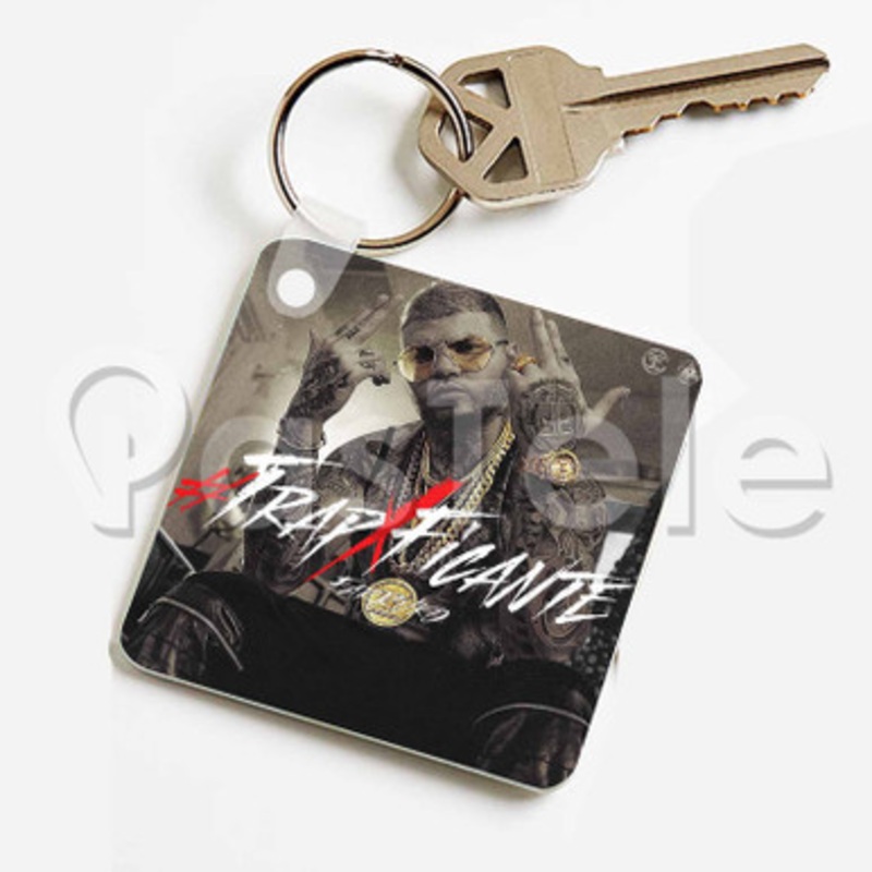 Farruko Custom Keychain Jewelry Necklaces Pendant Two Sides Key