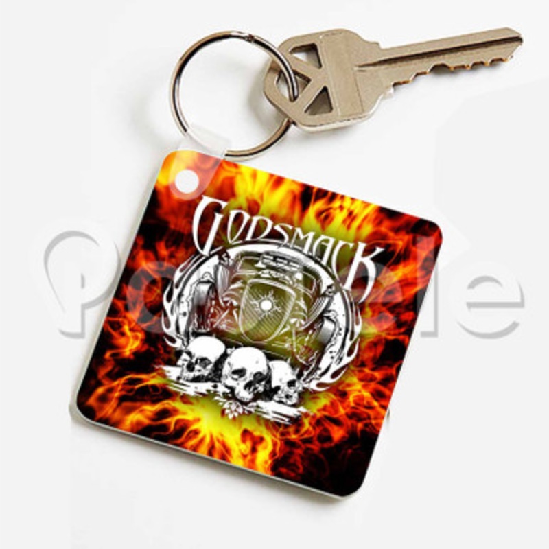 godsmack Custom Keychain Jewelry Necklaces Pendant Two Sides Key