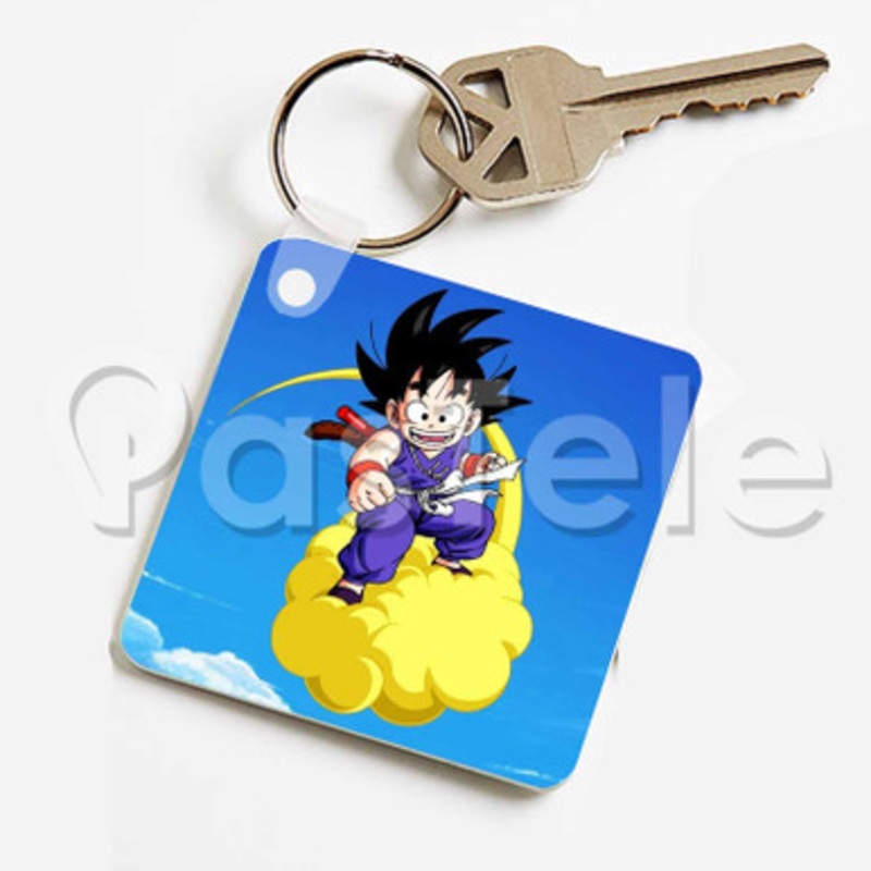 goku child Custom Keychain Jewelry Necklaces Pendant Two Sides Key