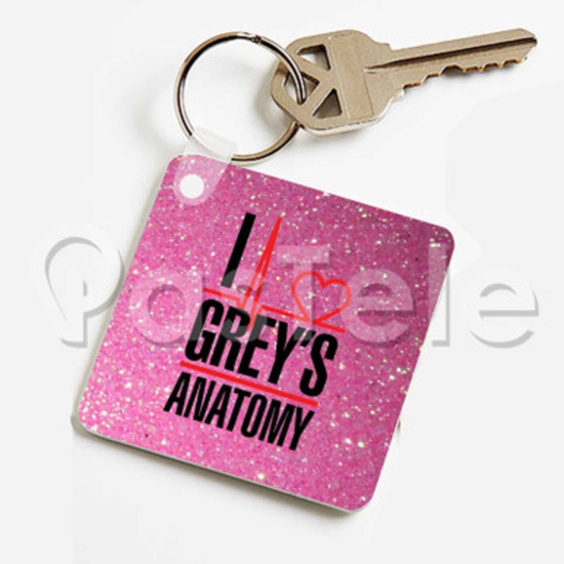 greys anatomy Custom Keychain Jewelry Necklaces Pendant Two Sides Key