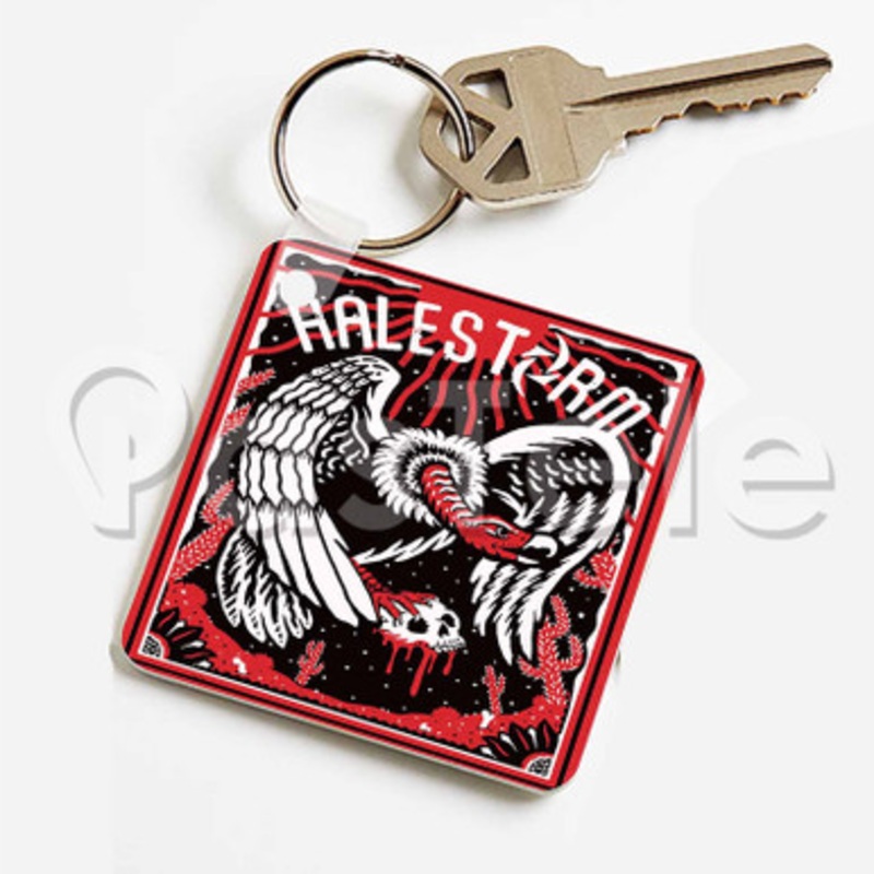 Halestorm Custom Keychain Jewelry Necklaces Pendant Two Sides Key