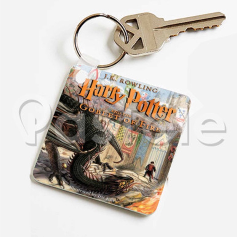 Harry Potter and the Goblet of Fire Custom Keychain Jewelry Necklaces Pendant Two Sides Key