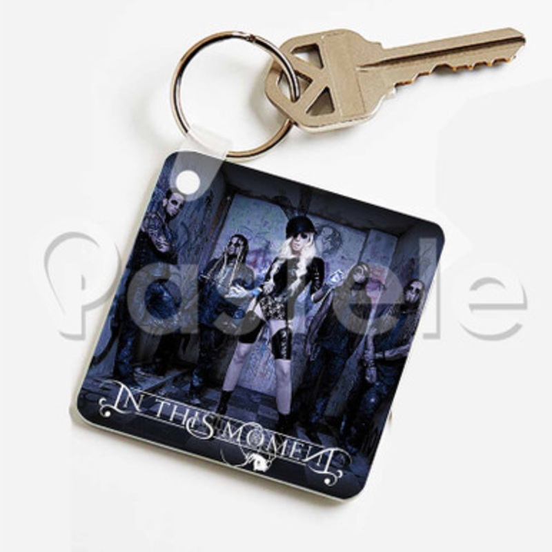 In This Moment Custom Keychain Jewelry Necklaces Pendant Two Sides Key