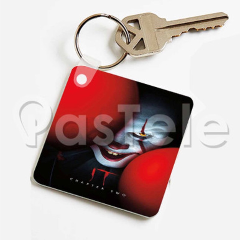 IT Chapter 2 Balloons Custom Keychain Jewelry Necklaces Pendant Two Sides Key