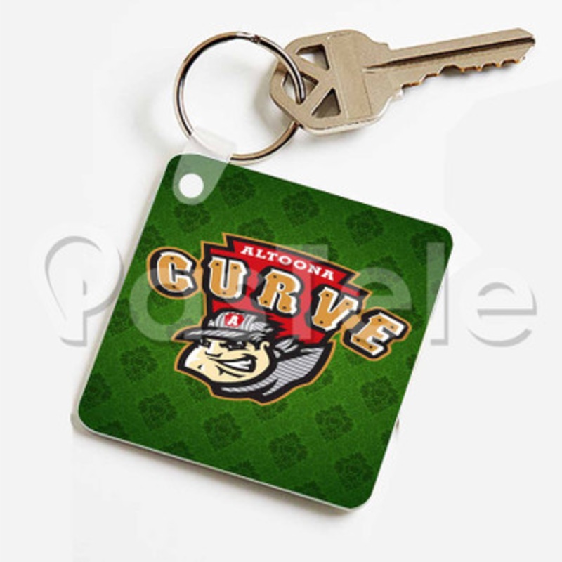 Altoona Curve Custom Keychain Jewelry Necklaces Pendant Two Sides Key
