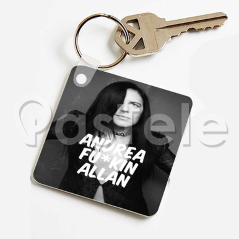 Andrea Allan Custom Keychain Jewelry Necklaces Pendant Two Sides Key