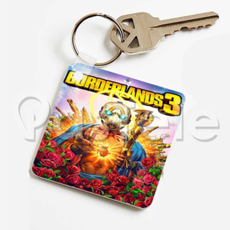 Borderlands 3 Custom Keychain Jewelry Necklaces Pendant Two Sides Key