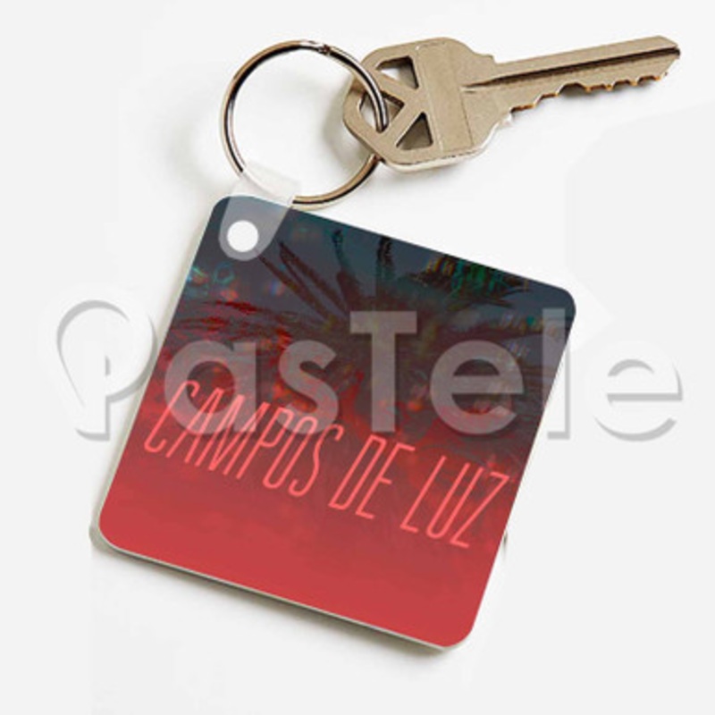 Campos De Luz Custom Keychain Jewelry Necklaces Pendant Two Sides Key