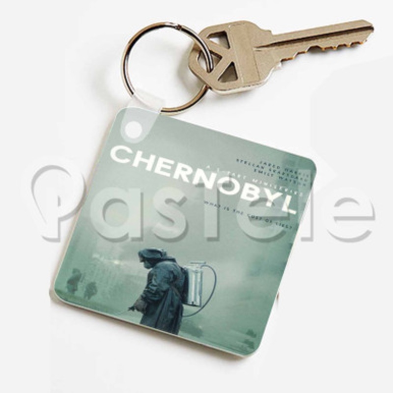 Chernobyl Custom Keychain Jewelry Necklaces Pendant Two Sides Key